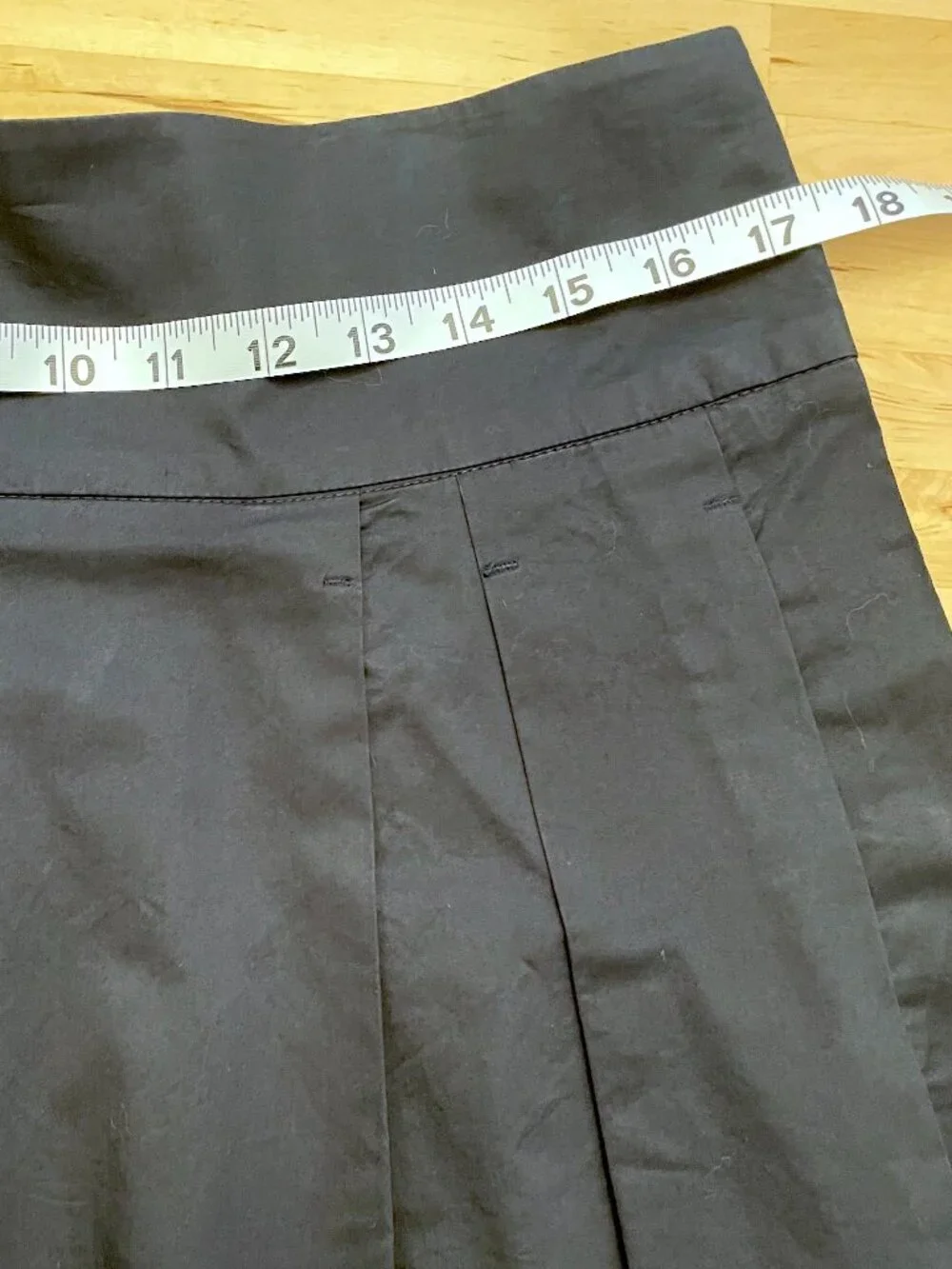 Vince Colorblock Pleated Knee Length Skirt Pockets, Sz 10, Luxury Preppy Chic